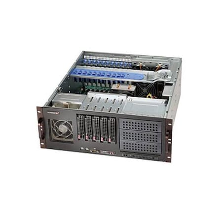 Supermicro SuperChassis 600W 4U Rackmount Server Chassis (Black) CSE-842XTQ-R606B
